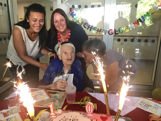 Emma Wenda bei ihrem 109. Geburtstag. | Foto: Häuser zum Leben