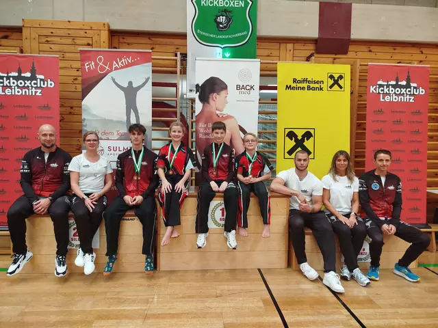 Die Nachwuchs-Wettkampfmannschaft und das Trainerteam des Kickboxclubs Leibnitz | Foto: ASKÖ Kickboxclub Leibnitz