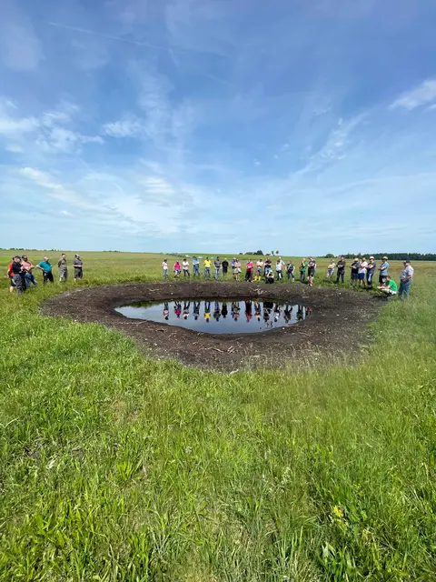 Die Gemeinde Berg startet ein Naturschutzprojekt in Pössing. Hier war früher ein Hochmoor, jetzt kommt das Wasser zurück. | Foto: Christian Danter