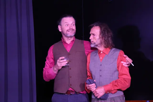 "Die Physiker" Gerhard Moser und Matthias Wanninger.