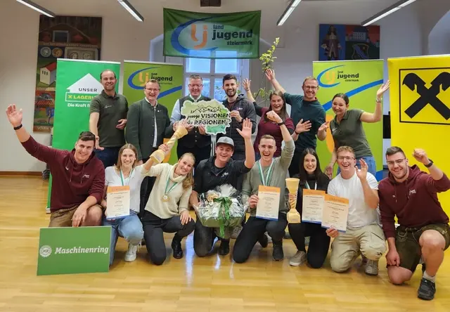 Das Team der LJ Bezirk Weiz erlangte den Mannschaftssieg.  | Foto: Landjugend Steiermark