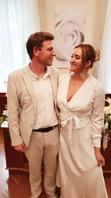 Sonja Gašić und Lukas Godai gaben sich das Ja-Wort. | Foto: Stadtgemeinde Hollabrunn