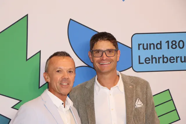 Otmar Ladner und Michael Gitterle von der Wirtschaftskammer Landeck. | Foto: Thomas Seelos