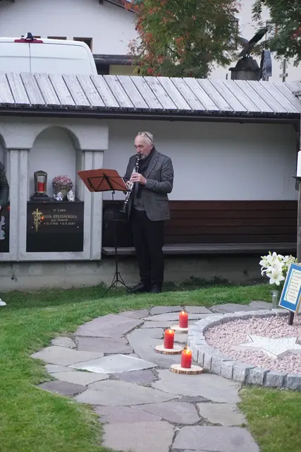 DIe Klänge der Klarinette sorgten für einen würdevollen Rahmen. 