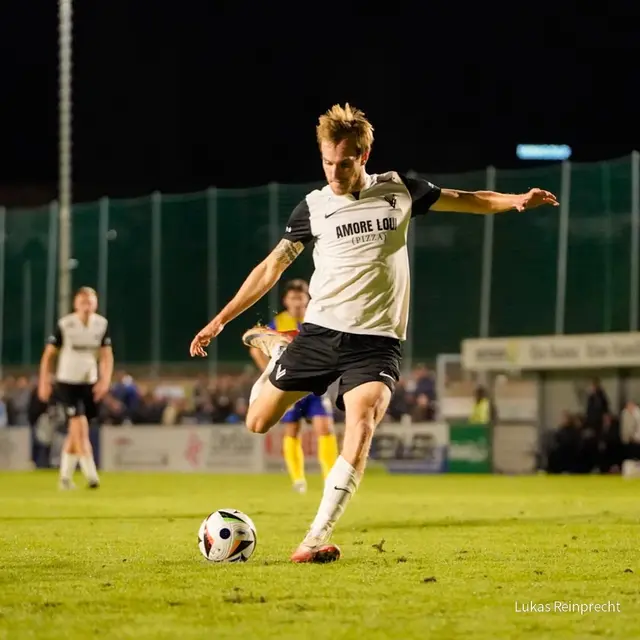 Goalgetter Fabian Schubert traf auch in Weiz dreimal. | Foto: Lukas Reinprecht