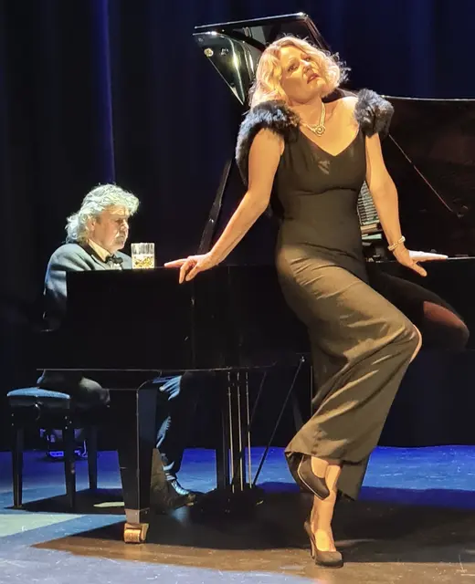 Marlene Dietrich im Saumarkt Theater | Foto: S. Ackermann/Freies Theater