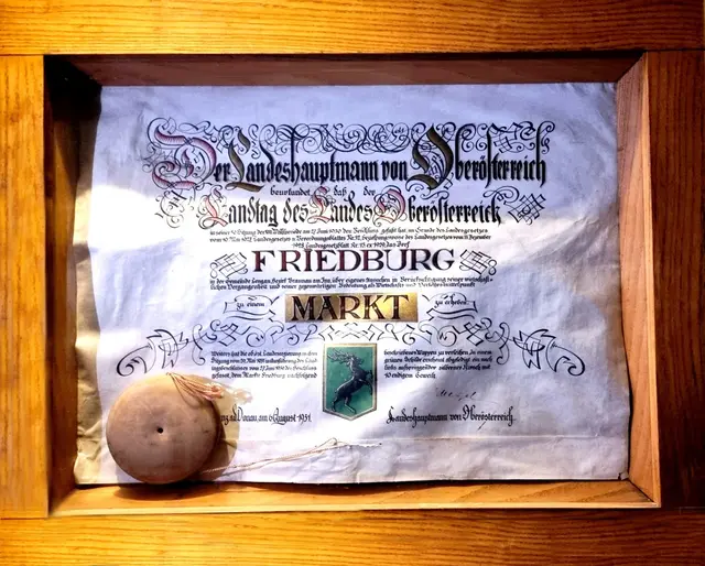 Urkunde aus 1931                                                                       Neuerliche Verleihung des Marktrechtes | Foto: Adi Falb