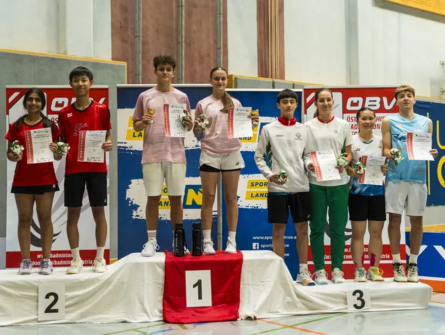 Die Badminton-Stars von morgen waren in Mödling zu Gast. | Foto: Badminton Mödling