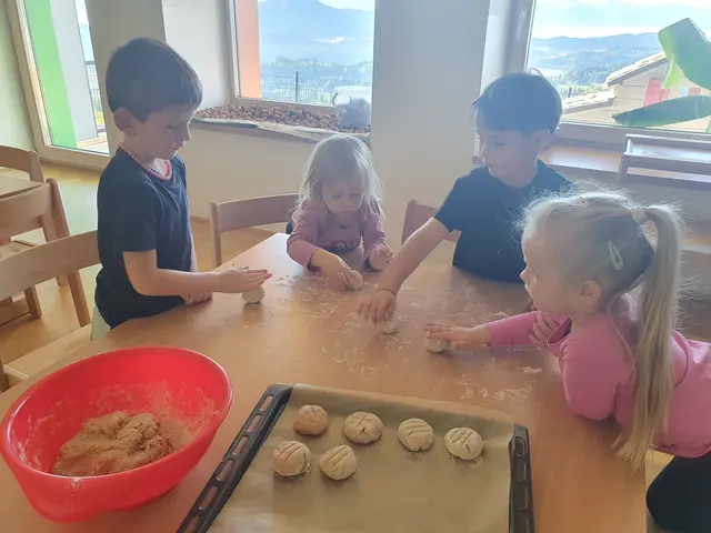 Die Sörger Kindergartenkinder waren voller Eifer bei der Sache. | Foto: Bimbulli GmbH