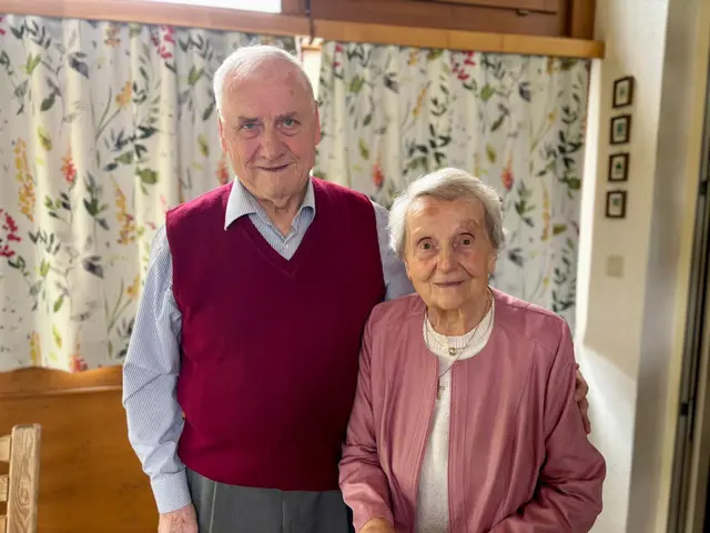 Alfred und Gisela Datler aus Eggenburg blicken auf beeindruckende 67 ½ gemeinsame Jahre zurück. | Foto: Markus Kahrer