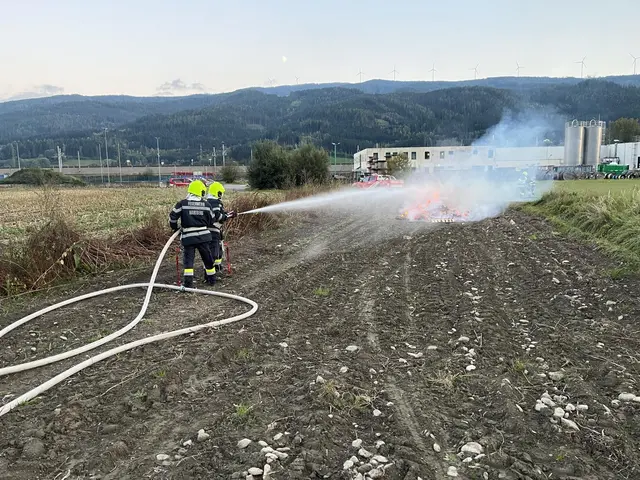 Am Donnerstag fand die Abnahme des Praxismoduls im Abschnitt 3 des Bereichsfeuerwehrverbandes Mürzzuschlag in Wartberg statt. | Foto: BFVMZ