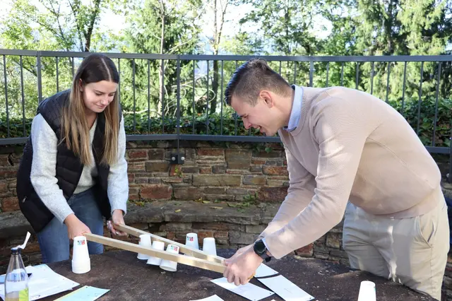 Auch Geschick mussten die Landjugendlichen beweisen. | Foto: Landjugend Steiermark