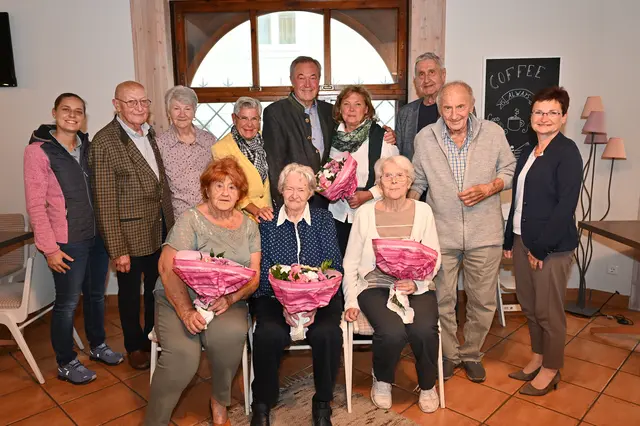 Jubilarsehrungen in Gumpoldskirchen. | Foto: Pohl