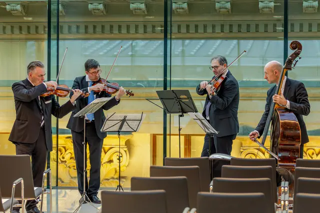 Mitglieder der Wiener Philharmoniker sorgten für die musikalische Umrahmung | Foto: Lanouve Media