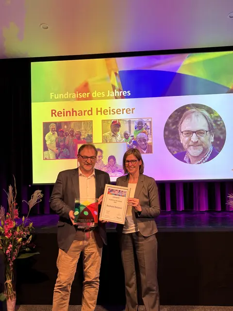 Reinhard Heiserer bei der Verleihung am 6. Oktober in Wien.  | Foto: Elisabeth Zangerl 