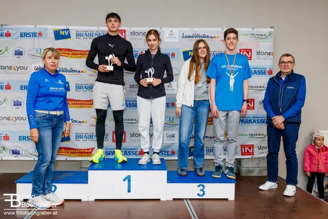 Hanna Schrager – 3. Platz U18 w, Lukas Hebenstreit – 3. Platz U18  | Foto: Peter Buchgraber