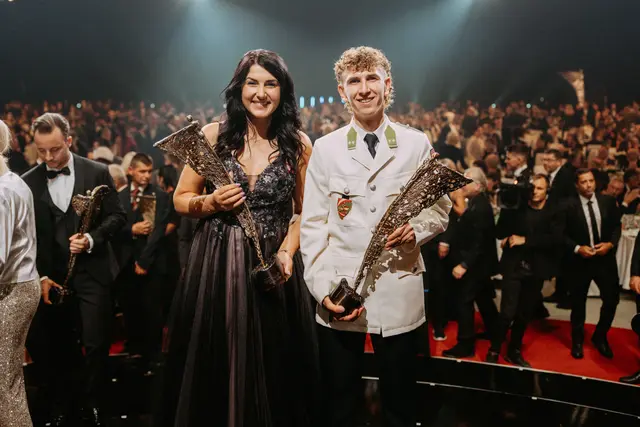 Daniel Tschofenig wurde zum "Sportler des Jahres" und Melissa Köck zur "Sportlerin des Jahres mit Behinderung" gekürt. | Foto: sporthilfe/Florian Rogner
