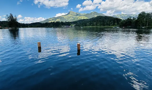 Das Schwimmen musste verboten werden. | Foto: Nikolaus Kogler