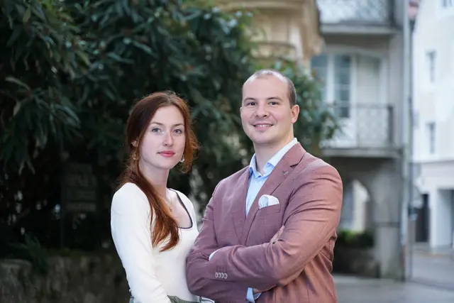 Illustratorin Anna Loher und Autor Philipp Bauer. | Foto: Bauer