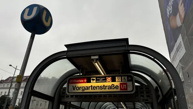 Die U1-Station Vorgartenstraße in der Leopoldstadt. | Foto: z.V.g.