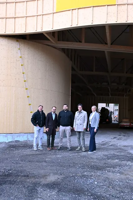 Firstfeier neues ASZ Feldkirch 2025. Fertigstellung April 2026. | Foto: Stadt Feldkirch