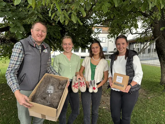 Mathias Kinberger, Laura, Katharina und Elisabeth Altenberger. | Foto: MeinBezirk
