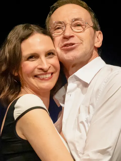 Nicole Gerfertz-Schiefer &amp; Franz Schiefer als Liesl Karlstadt und Karl Valentin, | Foto: Gerhard Maly
