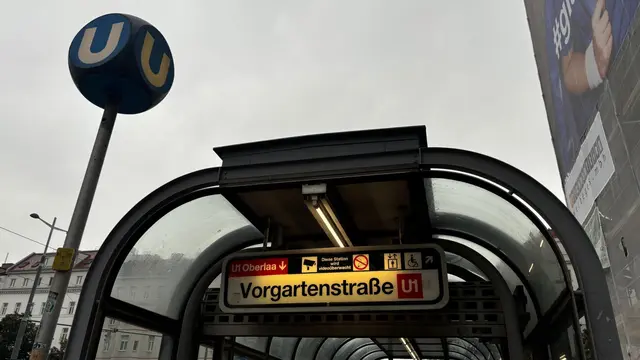 Die U1-Station Vorgartenstraße in der Leopoldstadt. | Foto: z.V.g.