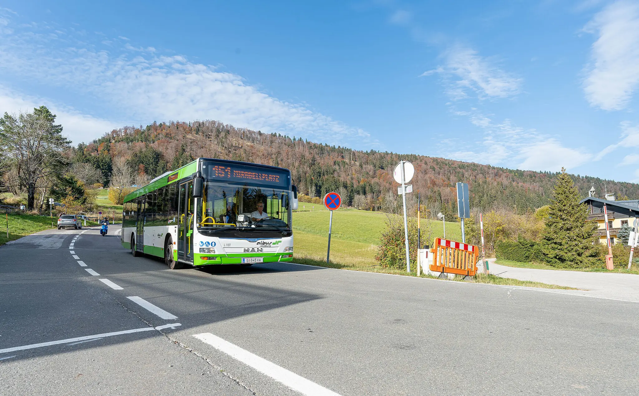 Stabiles Herbstwetter: Gaisbergbus fährt am Wochenende alle 22 Minuten