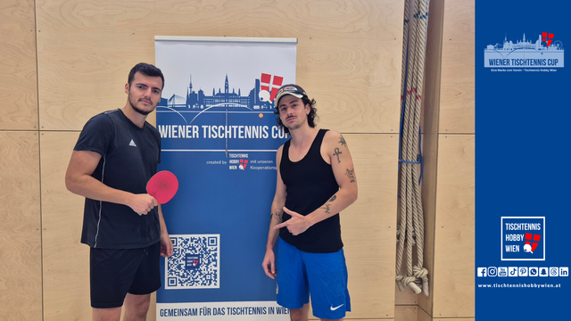 Die Finalisten beim Wiener Tischtennis Cup 2025 - 14.Event | Foto: Tischtennis Hobby Wien