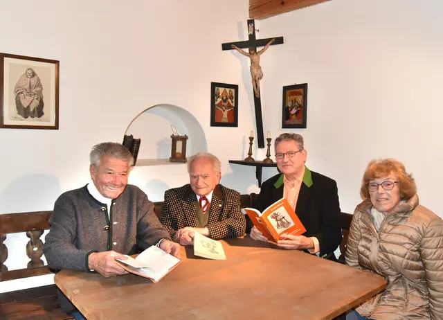 Mitglieder des Missonbund Karl und Elisabeth Schildecker, Herman Jagenteufel, Obmann Reinhold Novotny | Foto: Herbert Schleich