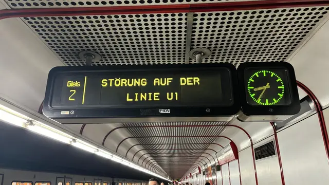Déjà-vu für die Fahrgäste der U1 am Donnerstag. Bereits am Morgen gab es eine Stellwerkstörung. Später am Vormittag dann das gleiche Problem. (Archivfoto) | Foto: z.V.g.