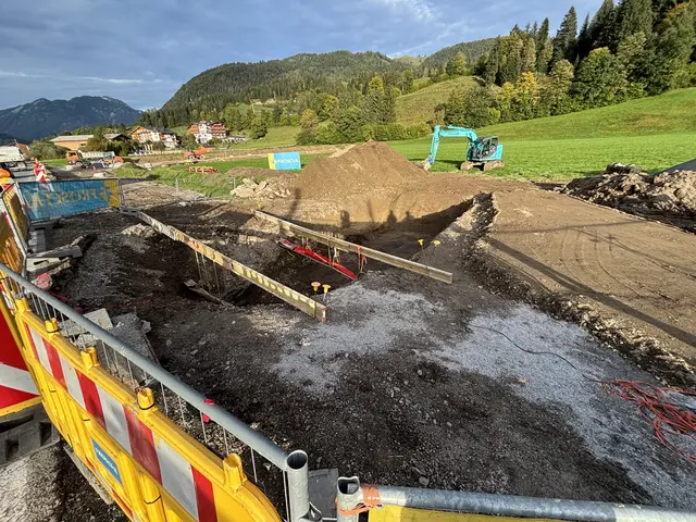 Die Bauarbeiten wurden an der B178 gestartet. | Foto: Nikolaus Kogler