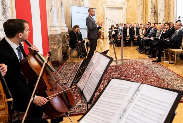 Festansprache Bundesminister Wolfgang Hattmannsdorfer | Foto: Wirtschaftsministerium