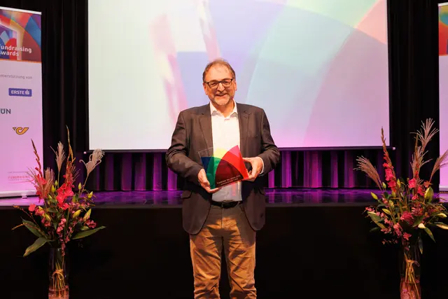 Fundraiser des Jahres 2025: Reinhard Heiserer, Geschäftsführer Jugend Eine Welt. | Foto: Sima Prodinger