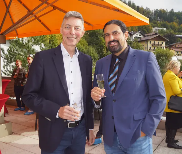 Christian Steiner vom Regionalverband und TVB-Geschäftsführer Immanuel Fiausch. | Foto: Josef Wind