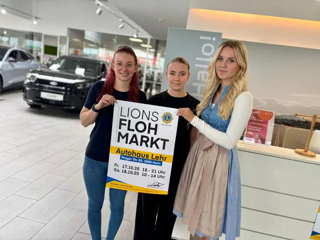 Der Lions Club Horn lädt am 17. und 18. Oktober 2025 zum traditionellen Flohmarkt beim Autohaus Lehr ein. | Foto: Markus Kahrer