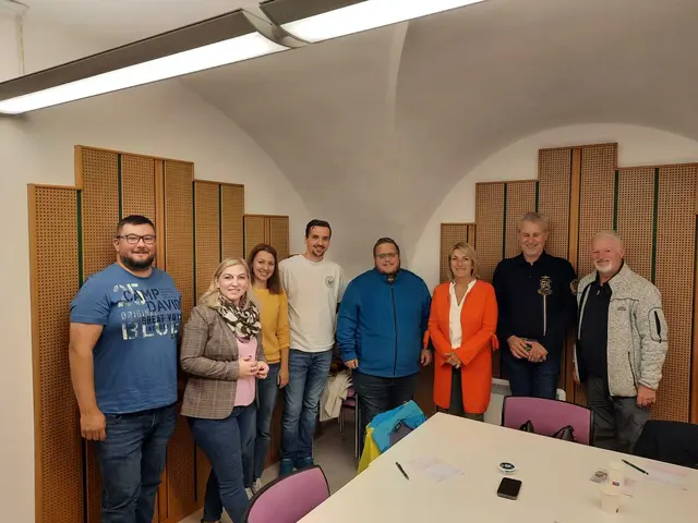 Matthias Mertain, Doris Hahn, Renate Haas, Manuel Deutsch, Matthias Kolowrat, Franziska Wisberger, Helmuth Deutsch, Karl Hava | Foto: Volkshilfe Königstetten