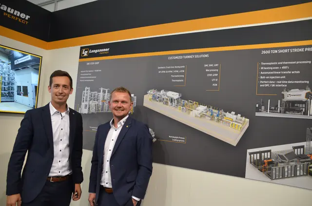 Alexander Wieser (Verkaufs- und Marketingchef Langzauner) und Martin Schachl (Global Sales Manager Langzauner). | Foto: WKOÖ/Bachler