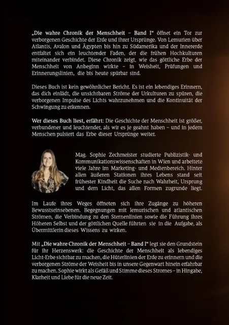„Die wahre Chronik der Menschheit: Lemurien, Atlantis, Avalon, Ägypten, Südamerika und Innererde” | Foto: Mag. Sophie Zechmeister