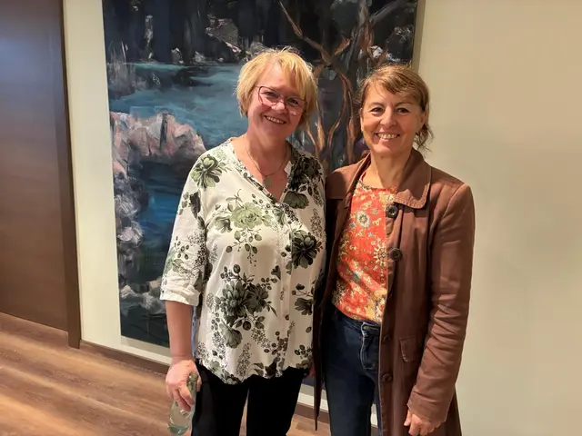 Firstlady Claudia Deutsch mit Freundin Sabine. | Foto: Anna Maria Kaufmann