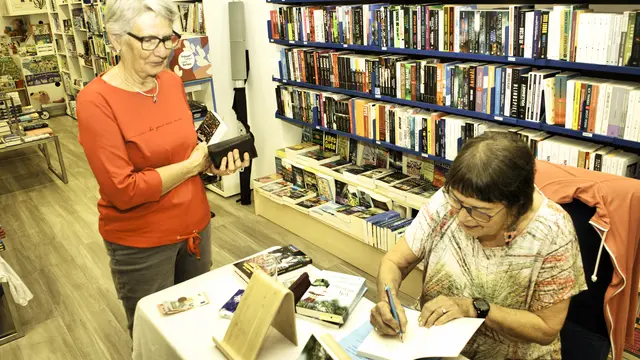 Eine signierte Neuerscheinung für Brigitte