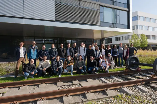 Das sind die Studierenden des neuen Studienganges Schienenfahrzeugtechnologie | Foto: FH St. Pölten / Christoph Böhm