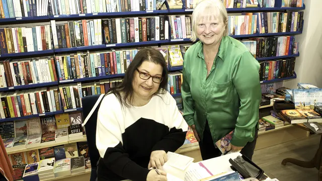 Ein signiertes Buch für Johanna