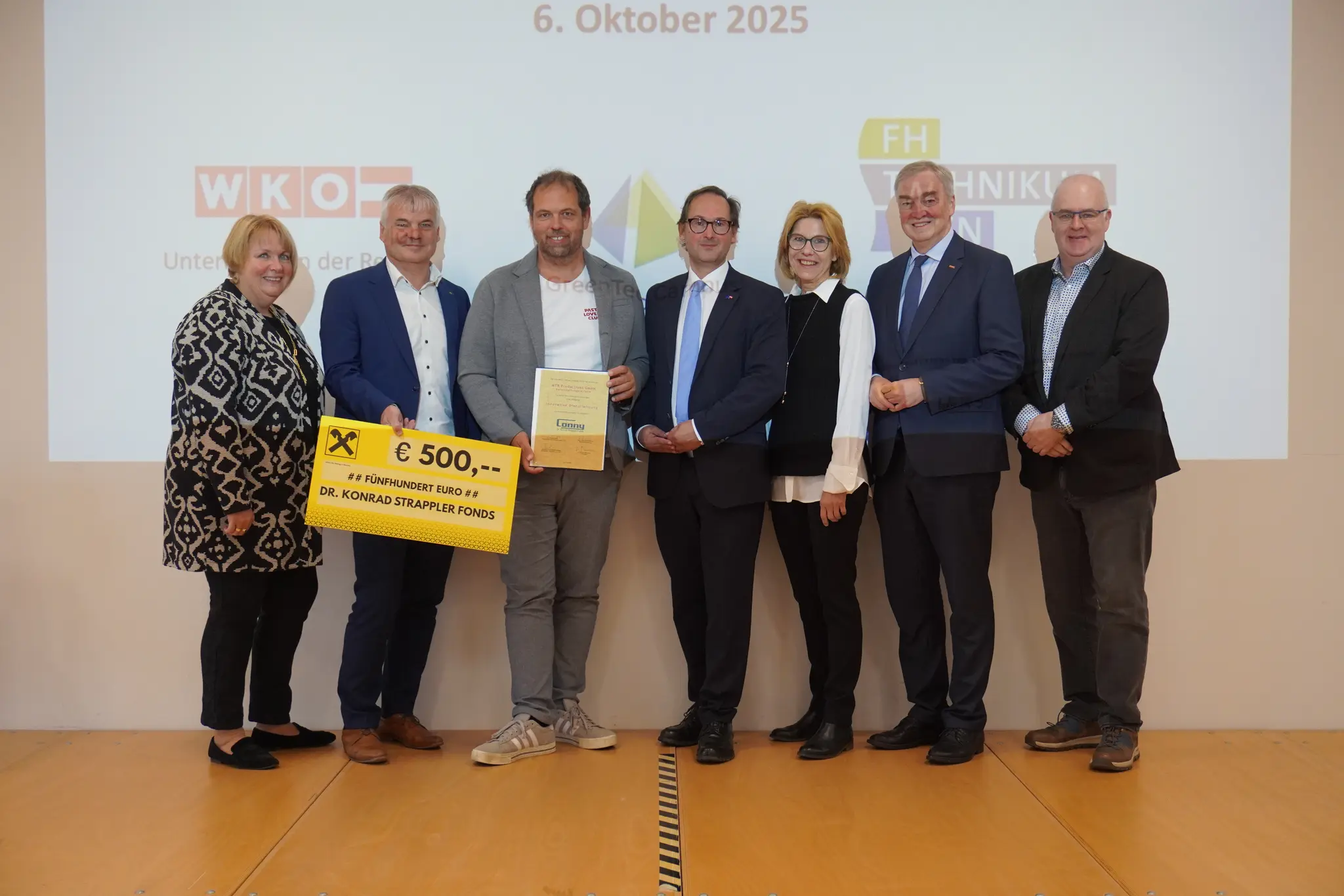 Prix ​​pour Stockerauer : Conny Honor pour le technicien événementiel Thomas Millmann