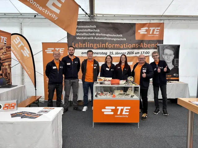 Infostand der TE Connectivity aus Dimling | Foto: Kerstin Freisleben
