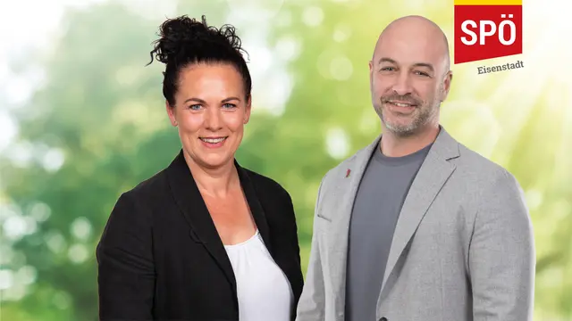 Eisenstadts Vizebürgermeisterin Charlotte Toth-Kanyak als auch Klubobmann Christoph Fertl stellen sich der Wahl der Mitglieder der SPÖ Eisenstadt. | Foto: SPÖ Eisenstadt/Fotocollage MeinBezirk