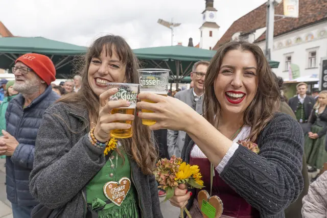 Tausende Besucherinnen und Besucher feierten beim 187. Gösser Kirtag in Leoben | Foto: Klaus Pressberger
