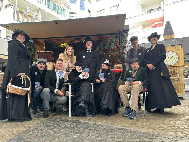 Präsentation von Musical Scrooge und viktorianischer Weihnachtsmarkt in Telfs.