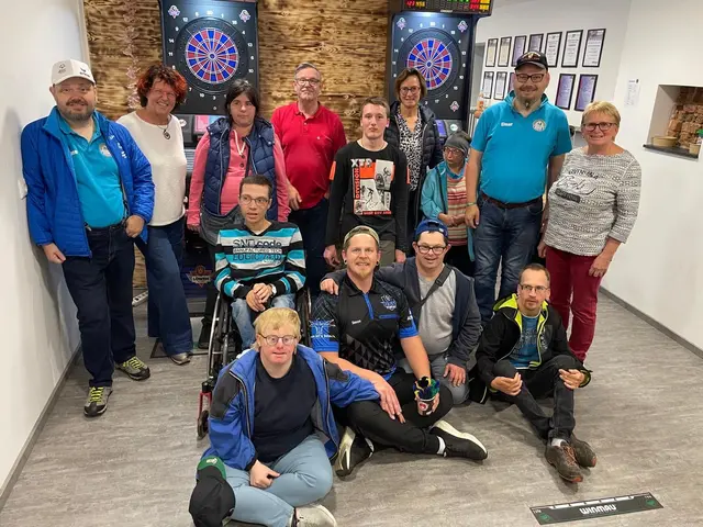 Der DSV Altenfelden bietet das Vereinsheim ab sofort auch für Menschen mit Beeinträchtigung an. Der "Miteinander Treff" war schon vor Ort und hatte großen Spaß. | Foto: DSV Altenfelden